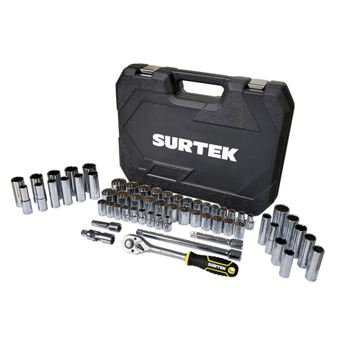Juego De Dados Y Accesorios Cuadro De 1/2 Surtek F58C
