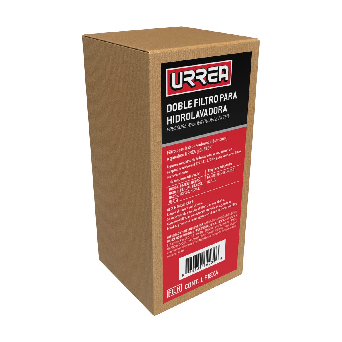 Filtro Para Hidrolavadora Eléctrica, Urrea FILH