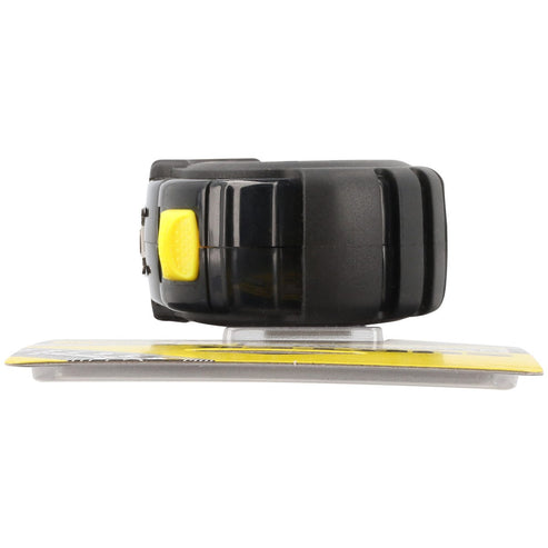 Flexómetro Con Carcasa Anti-Impacto Cinta Color Negro, 3 m x 16 mm, Surtek FMA3