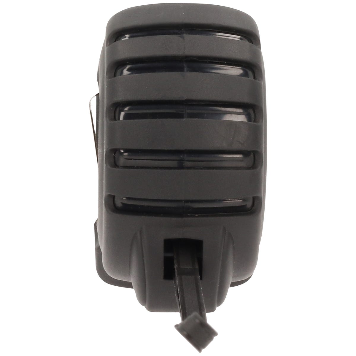 Flexómetro Con Carcasa Anti-Impacto Cinta Color Negro, 5 m x 25 mm, Surtek FMA5