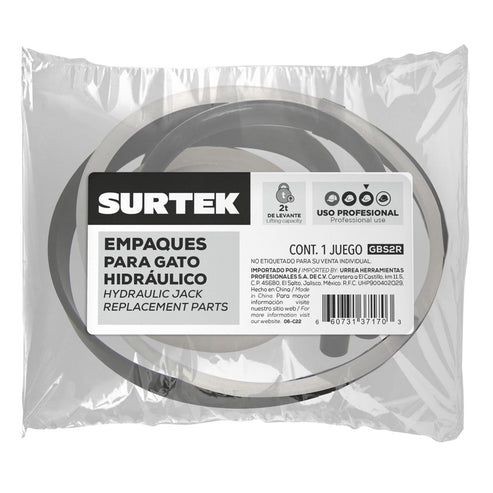 Empaque Para Gato Hidráulico De Botella, GBS2, Surtek GBS2R