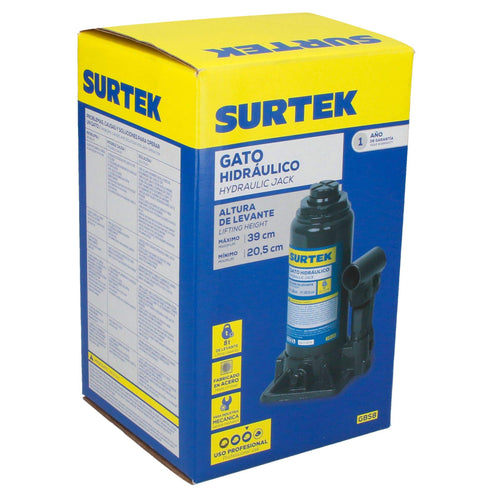 Gato Hidráulico De Botella, 8 Ton, Surtek GBS8