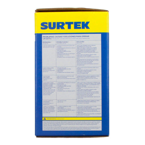 Gato Hidráulico De Botella, 8 Ton, Surtek GBS8