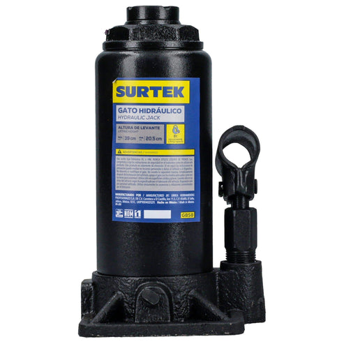 Gato Hidráulico De Botella, 8 Ton, Surtek GBS8