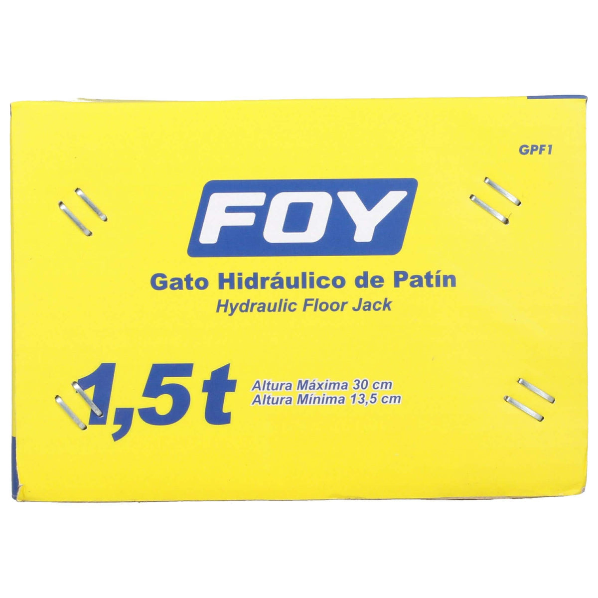 Gato Hidráulico De Patín Compacto, 1.5 Ton, Foy GPF1