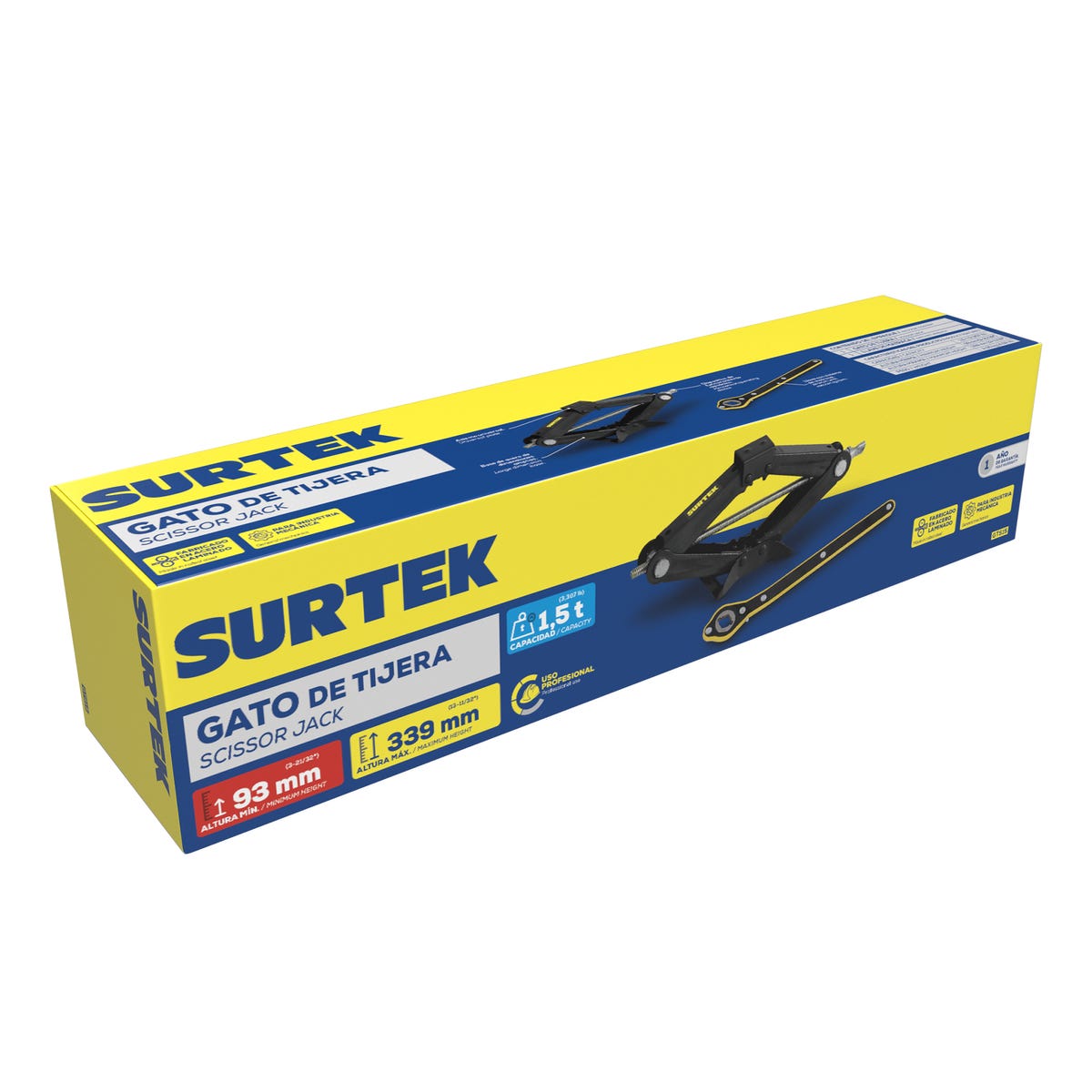 Gato De Tijera, 1.5 Ton, Surtek GTS15
