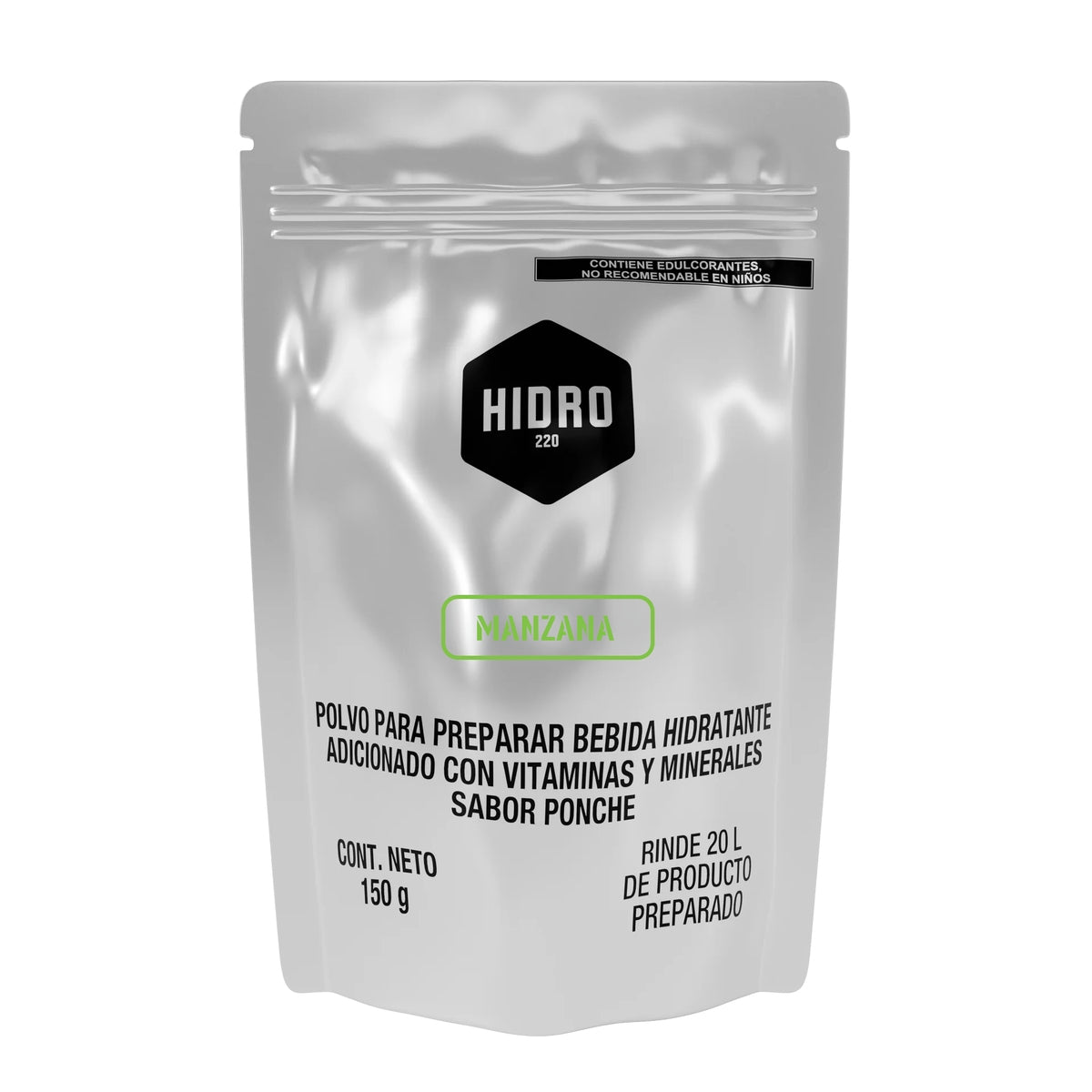Bebida Hidratante Sabor Manzana 150G (20L)
