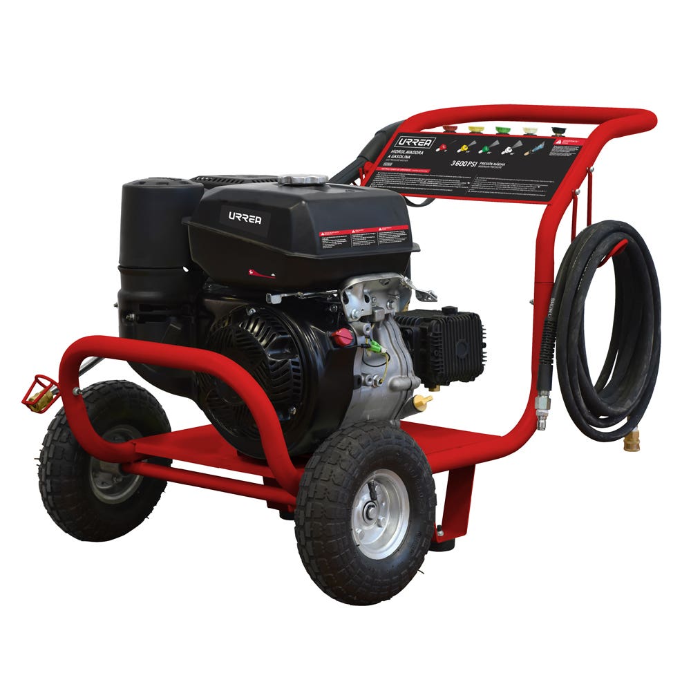 Hidrolavadora A Gasolina 9.5 HP, 3600 PSI, Urrea HG909