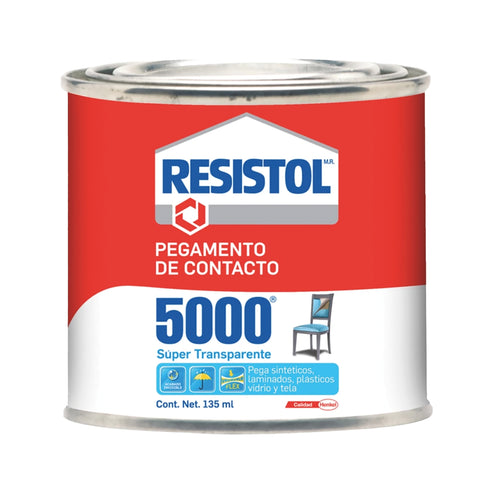 Pegamento De Contacto Súper Transparente Resistol 5000 ST 135 ML
