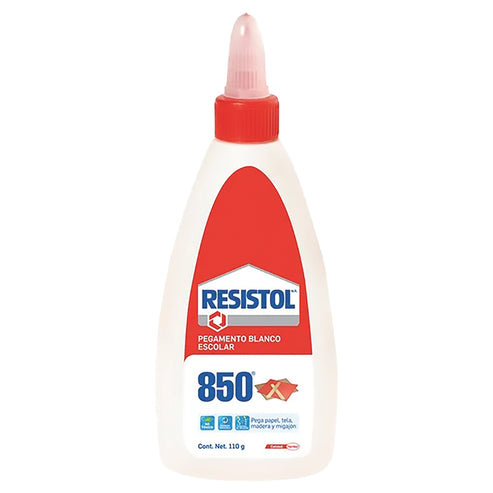 Pegamento Líquido Escolar Resistol 850 De 110 G