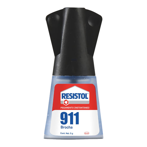 Pegamento Instantáneo Cianoacrilato Con Brocha Resistol 911 5 G