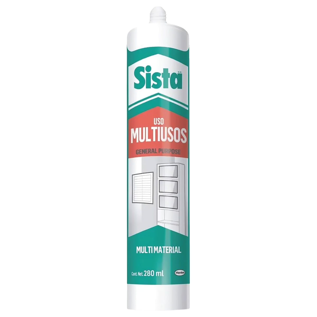 Silicón Multiusos Transparente Sista 280ml | HK-2592407