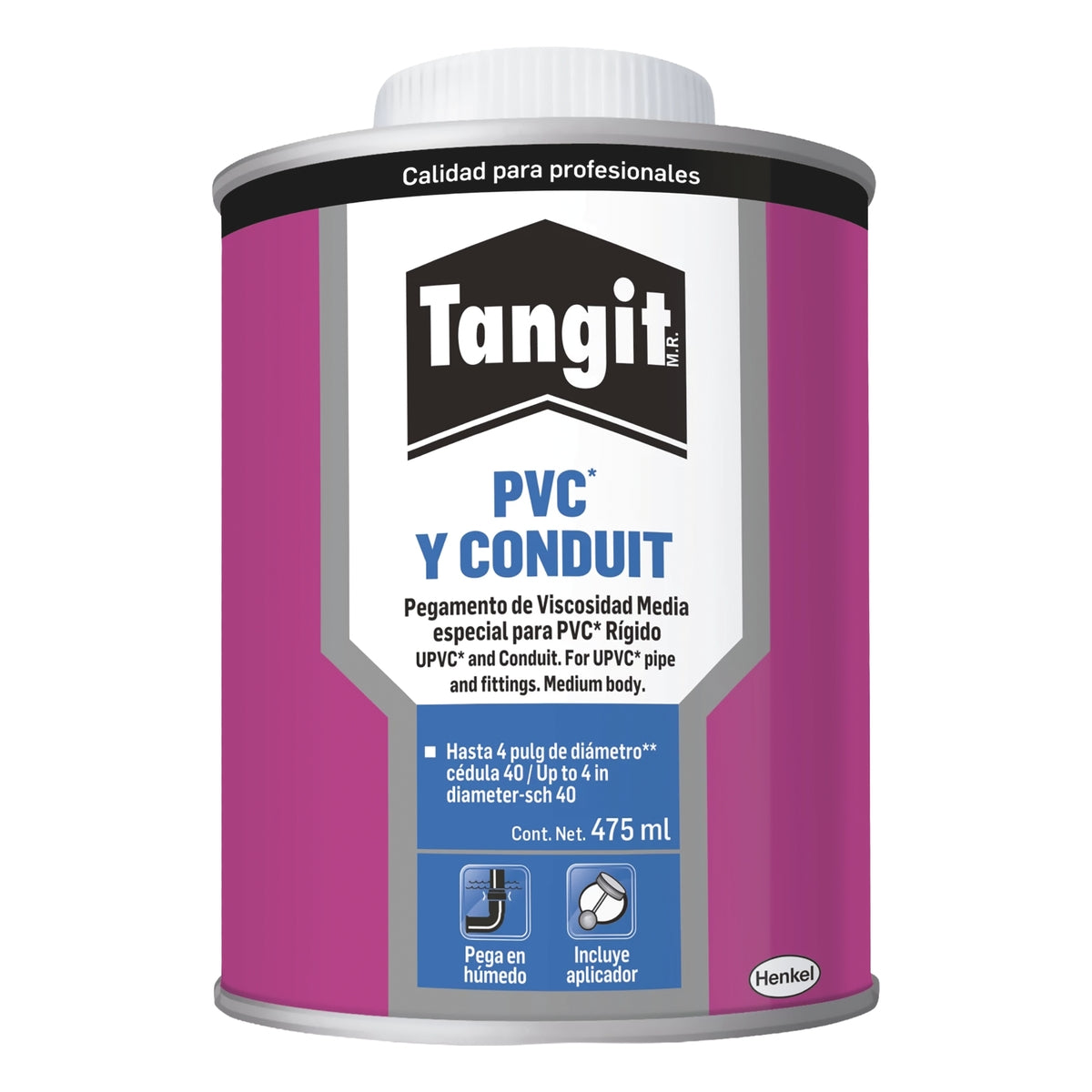Cemento Para PVC y Conduit Tangit 475 ML