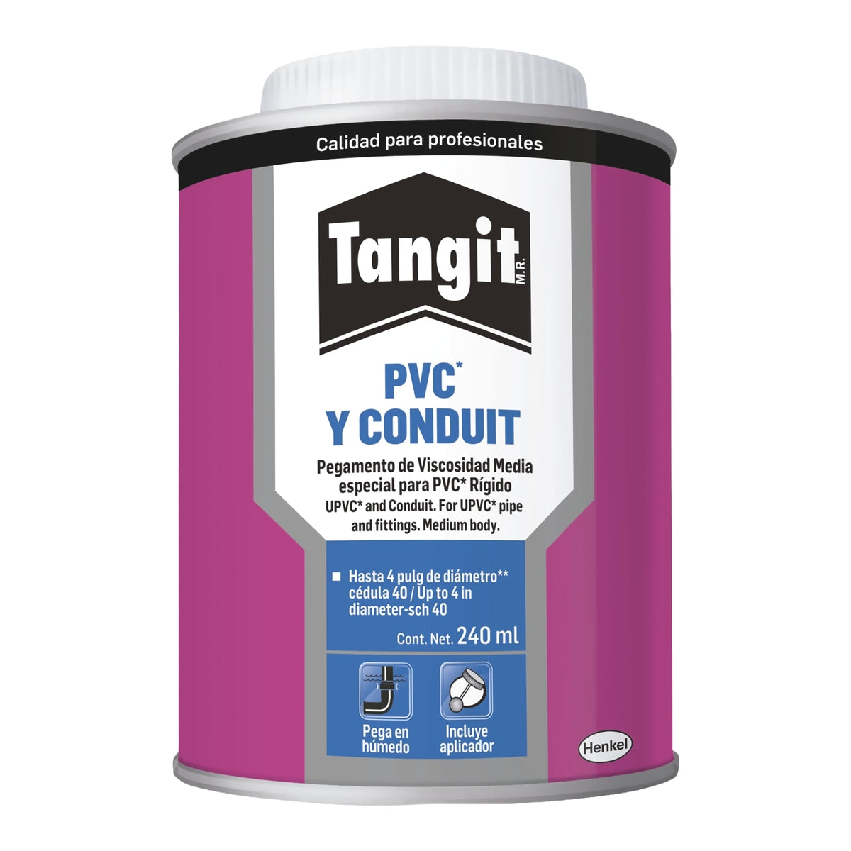 Cemento Para PVC y Conduit Tangit 240 ML