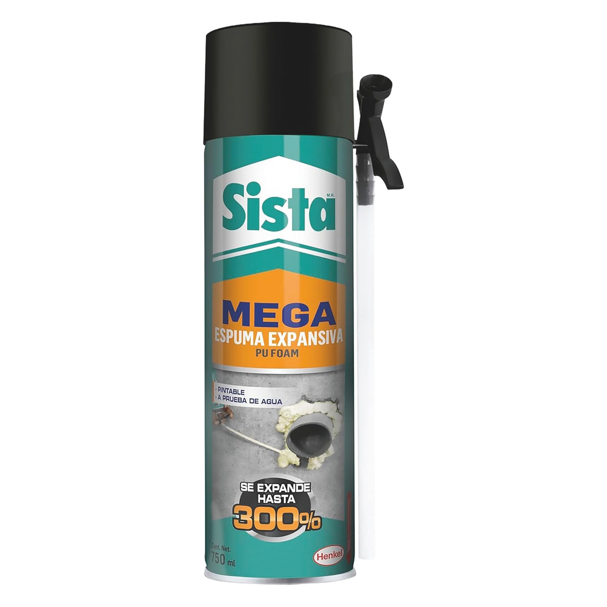Espuma De Poliuretano Estándar Sista PU 500 ML