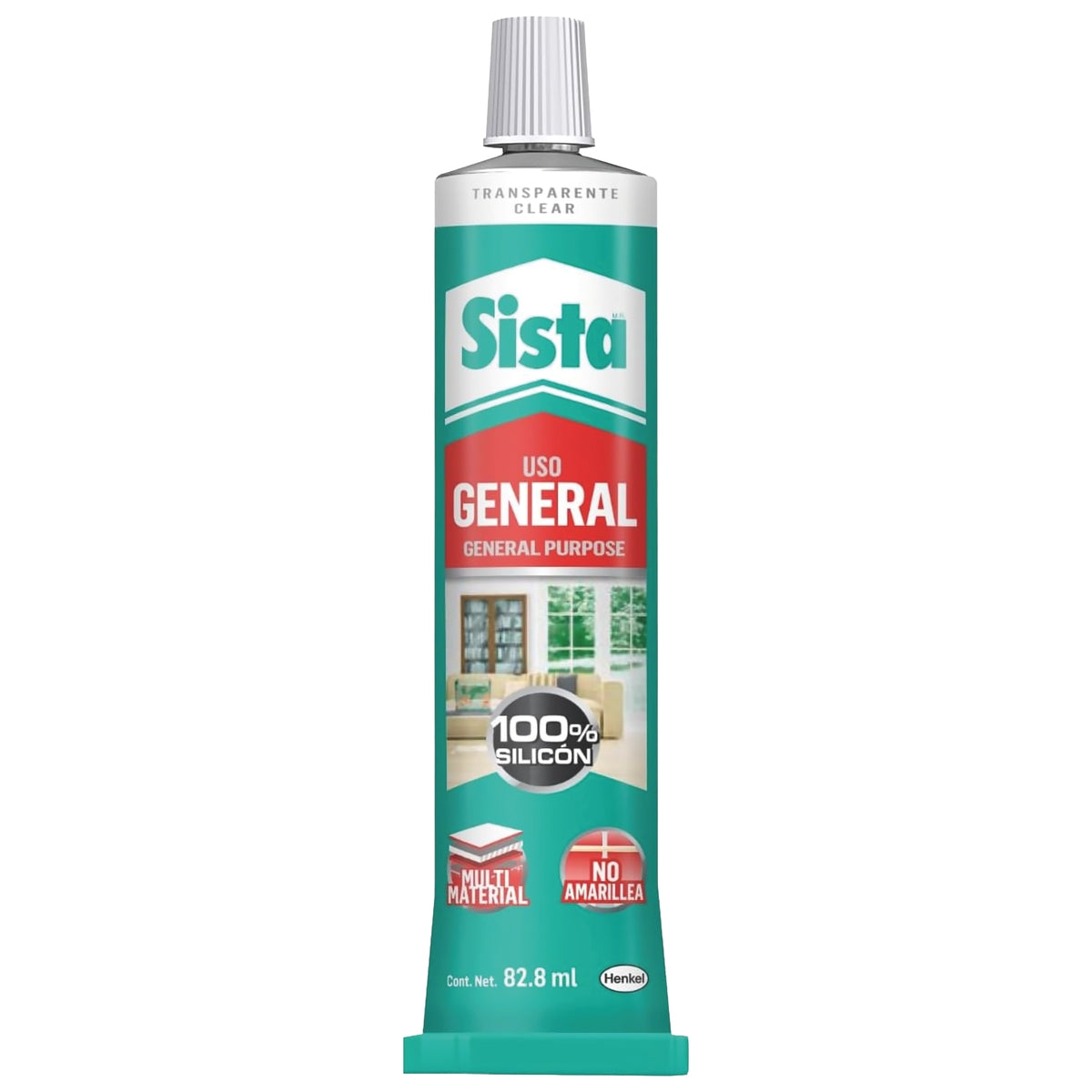 Silicón Uso General Transparente Sista 70ml | HK-2939550