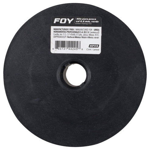 Hilo Para Pesca Calibre 0.7 mm Color Verde, Foy HPV7