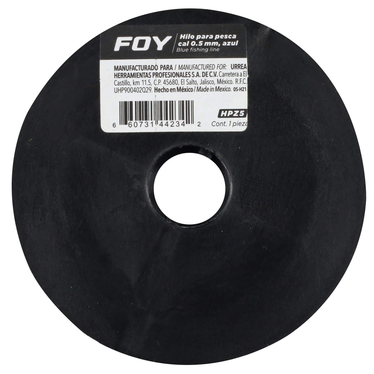 Hilo Para Pesca Calibre 0.5 mm Color Azul, Foy HPZ5