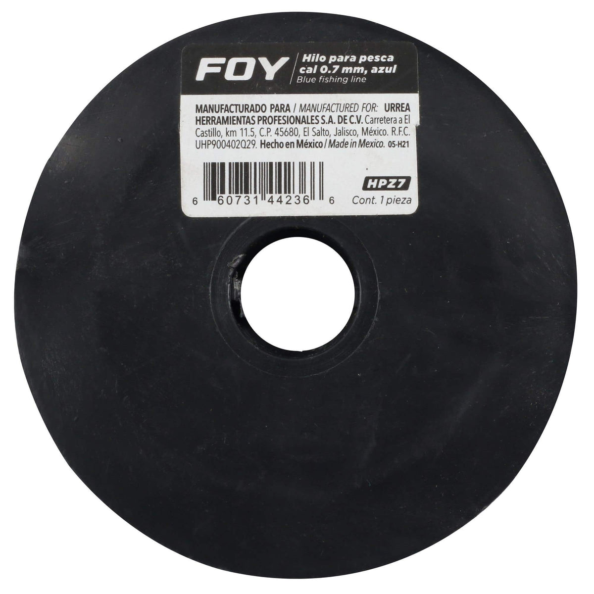 Hilo Para Pesca Calibre 0.7 mm Color Azul, Foy HPZ7