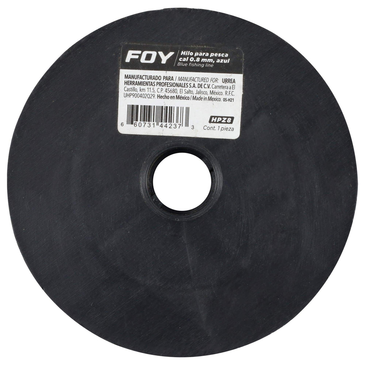 Hilo Para Pesca Calibre 0.8 mm Color Azul, Foy HPZ8