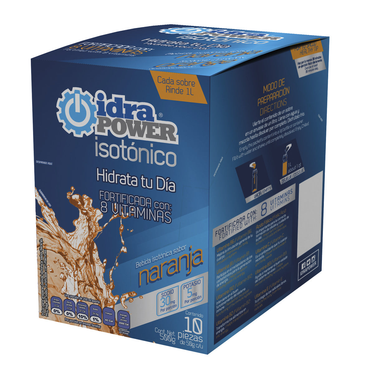 Caja De Idrapower 1L (10PZS)