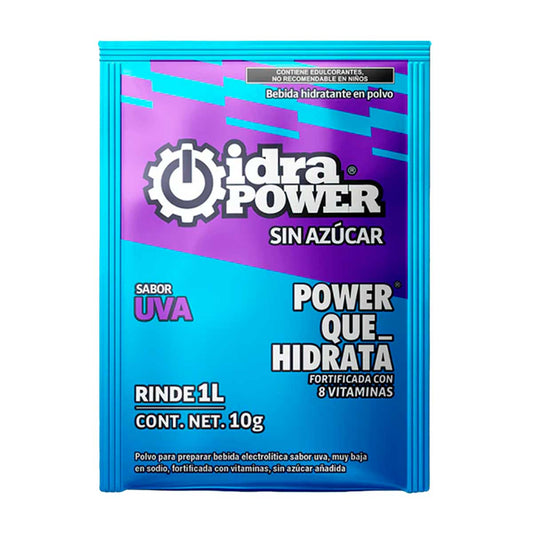 Idrapower Sin Azúcar 10 gr Rinde a 1 lt