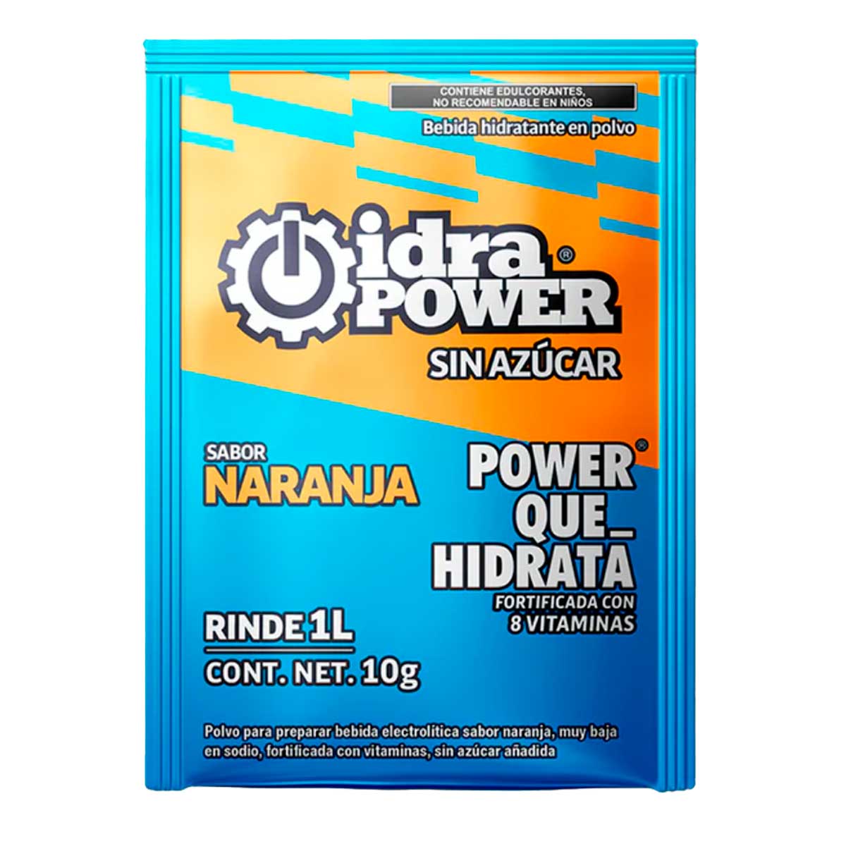 Idrapower Sin Azúcar 10 gr Rinde a 1 lt