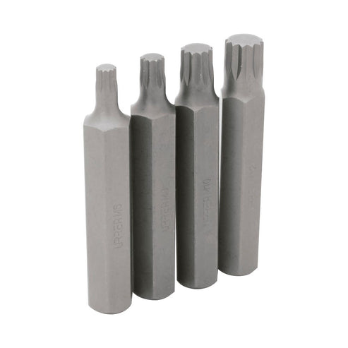 Juego De Puntas Bristol Hexágono De 1/2, 4 Piezas En Blíster, Urrea J607