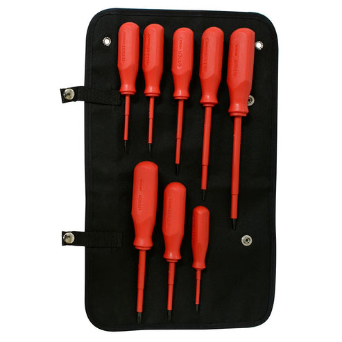 Juego De Destornilladores Rojos 1000 V Combinados, 8 Piezas, Urrea J9700V
