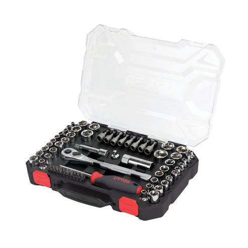 Juego De Dados Y Accesorios Cuadro De 1/4 Y 3/8 Urrea JCD01