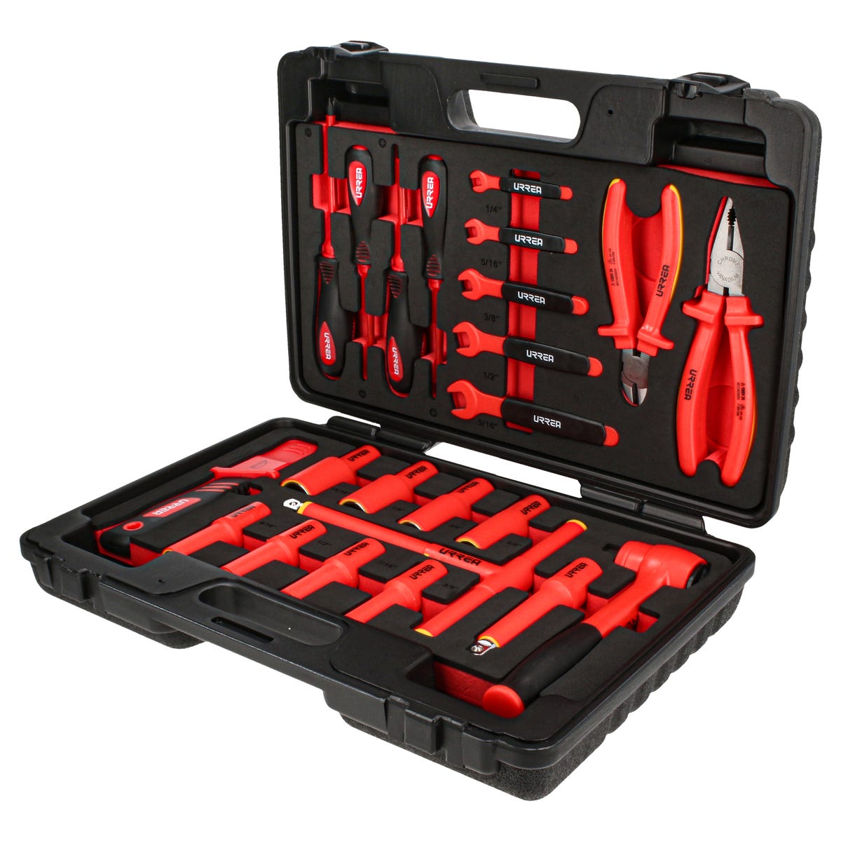 Juego Combinado De Herramientas Para Electricista 1000V Métrico, 23 Piezas, Urrea JE23VM