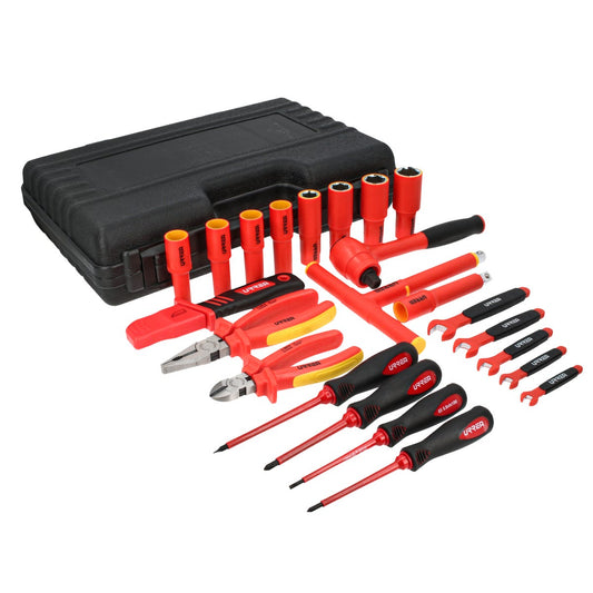 Juego Combinado De Herramientas Para Electricista De 1000V En Pulgadas, 23 Piezas, Urrea JE23V