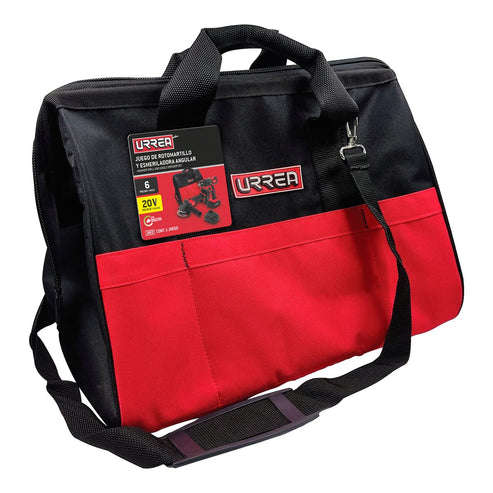 Juego De Rotomartillo Y Esmeriladora A Batería Li-Ion 20 V 2 Piezas, Con Mochila, Urrea JHI3