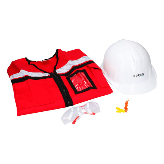 Juego De Equipo De Protección Personal Rojo EG, 4 Piezas, Urrea JPX4