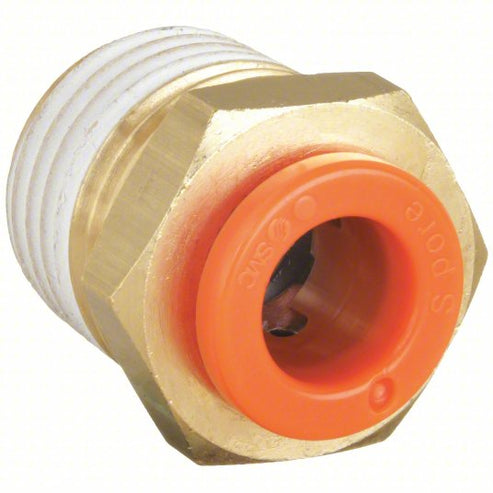 Conector Macho Recto 3/8" x 1/2" R
