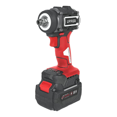 Pistola De Impacto 1/2 A Batería Litio-Ion 18 V, 320 Nm, Urrea LI1018A