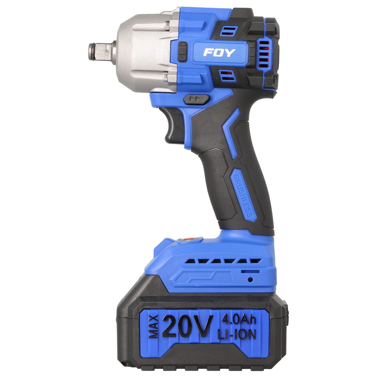 Pistola De Impacto 1/2 A Batería Litio-Ion 20 V, 350 Nm, Foy LI320