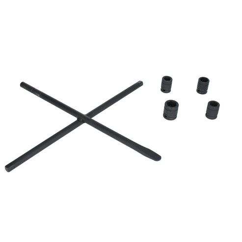 Juego De Llave De Cruz Multifuncional Con Dados Combinados Fosfatizados, 5 Piezas, Urrea LLC18MJ