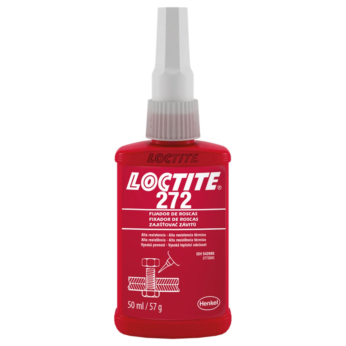 Loctite 272 Fijador de Roscas Resistencia Alta 50ml | LT-88442