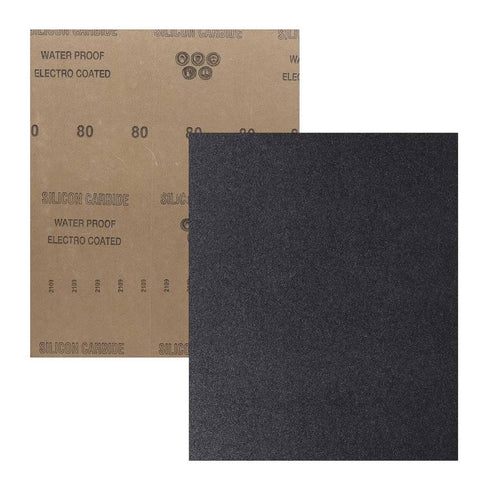 DE LIJA DE AGUA CARBURO SILICIO 9" x 11" G80 LW-1010 (Precio x pieza - Empaque c/50 pzas)