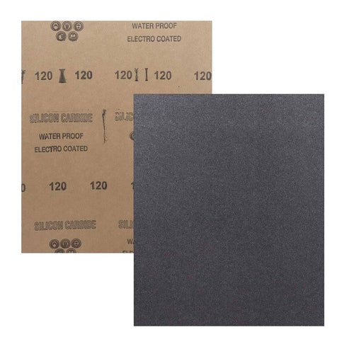 DE LIJA DE AGUA CARBURO SILICIO 9" x 11" G120 LW-1020 (Precio x pieza - Empaque c/100 pzas)