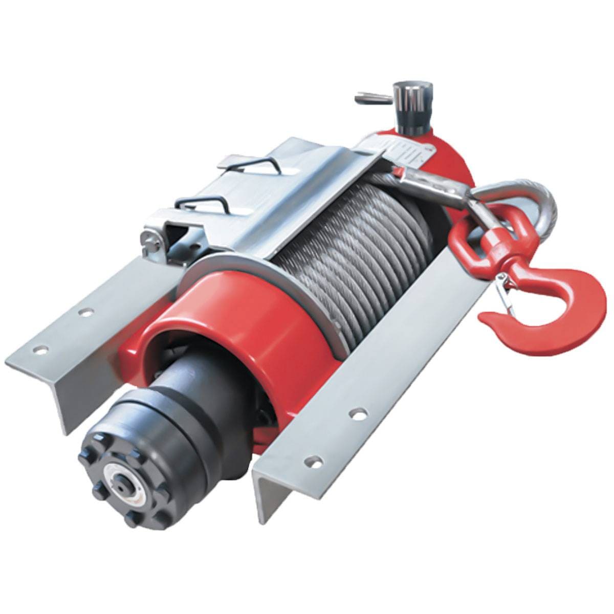Winch Hidraulico 4 Ton (9000 Lbs) Con 25 M De Cable Galvanizado | M-01025
