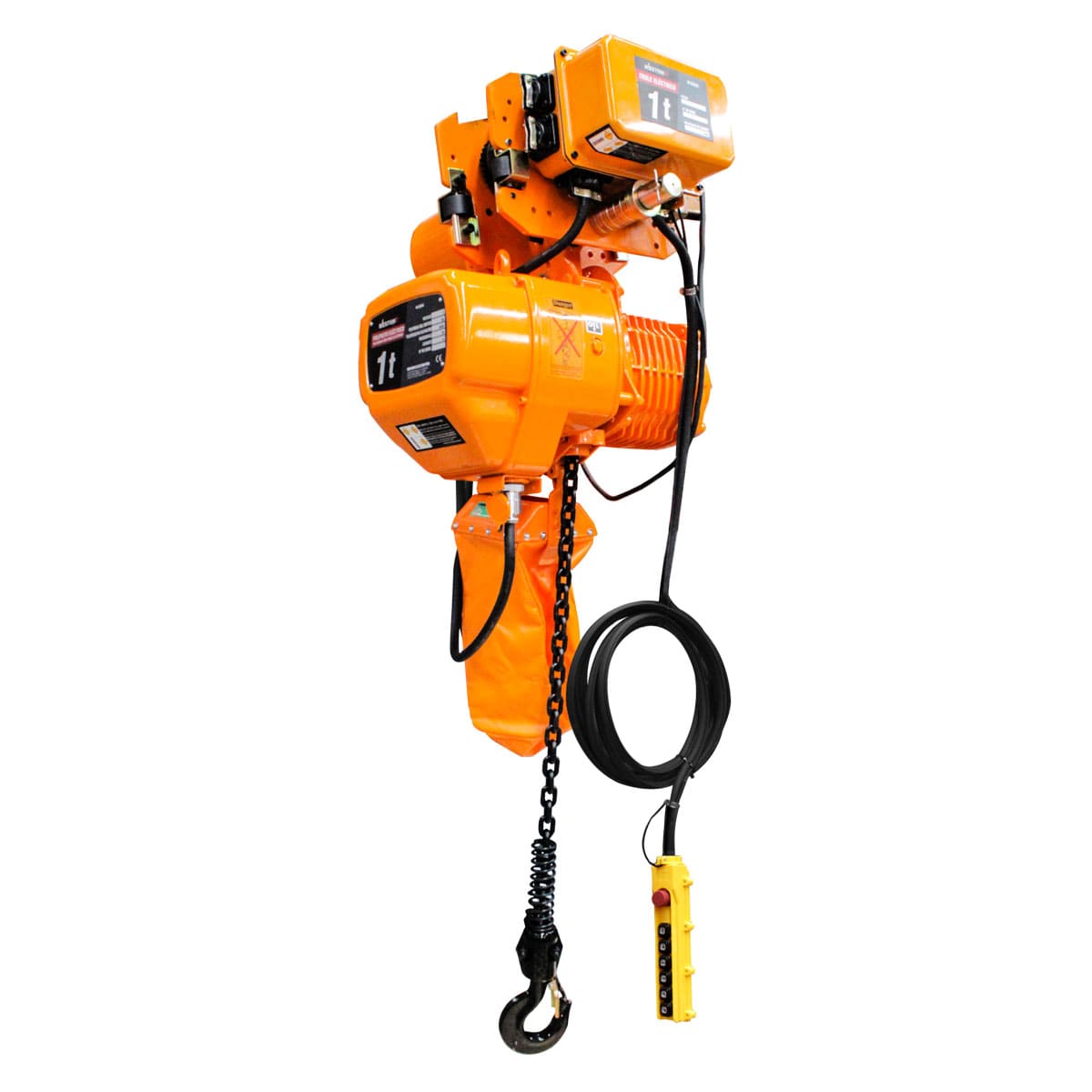Polipasto Eléctrico De Cadena Con Trole 1T*6M 220V/440V 60HZ 3F Cadena G80 | M-02500