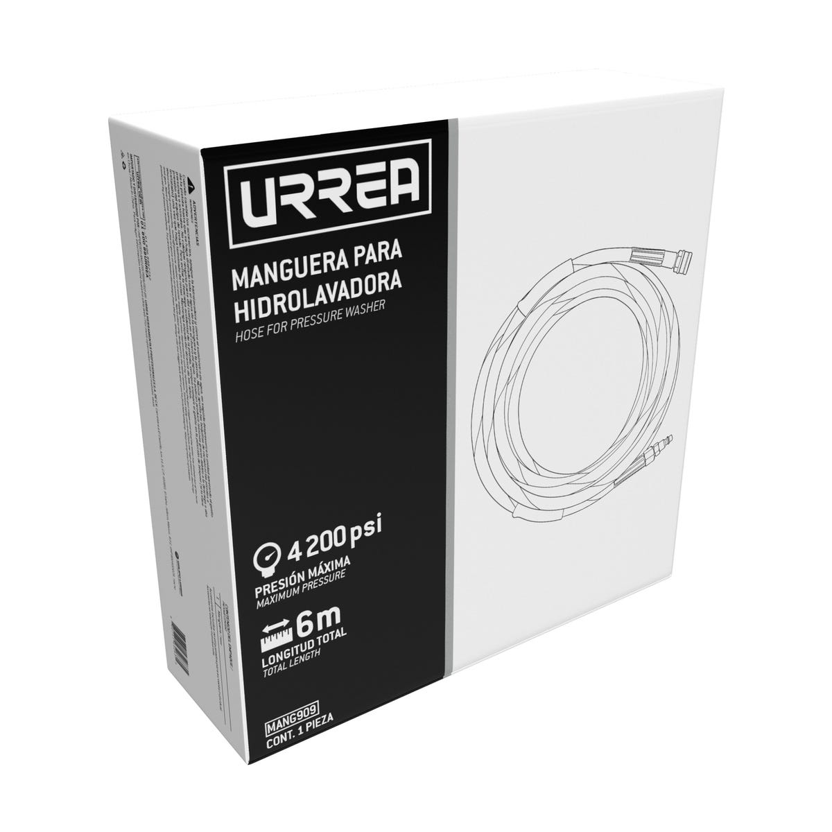 Manguera Para Hidrolavadora A Gasolina HG909 Y HG914, Urrea MANG909