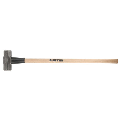 Marro Octagonal Cabeza Forjada Con Mango Largo De Madera 36, 10 Lb, Surtek MARR10