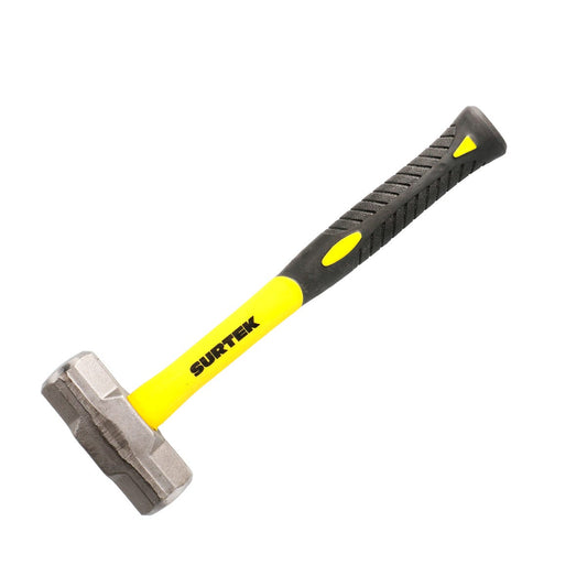 Marro Octagonal Cabeza Forjada Con Mango Corto De Fibra De Vidrio 12, 2 Lb, Surtek MARR2FV