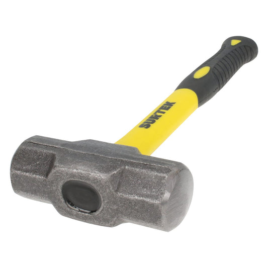Marro Octagonal Cabeza Forjada Con Mango Corto De Fibra De Vidrio 12, 3 Lb, Surtek MARR3FV