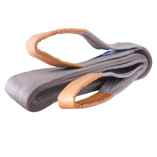 ESLINGA OJO A OJO POLIESTER GRIS 4T 2M FS 7:1 ME-2045
