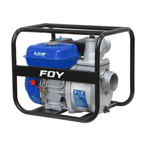 Motobomba A Gasolina Con Diámetro De Succión Y Descarga De 3 x 3, 6.5 HP, Foy MG333