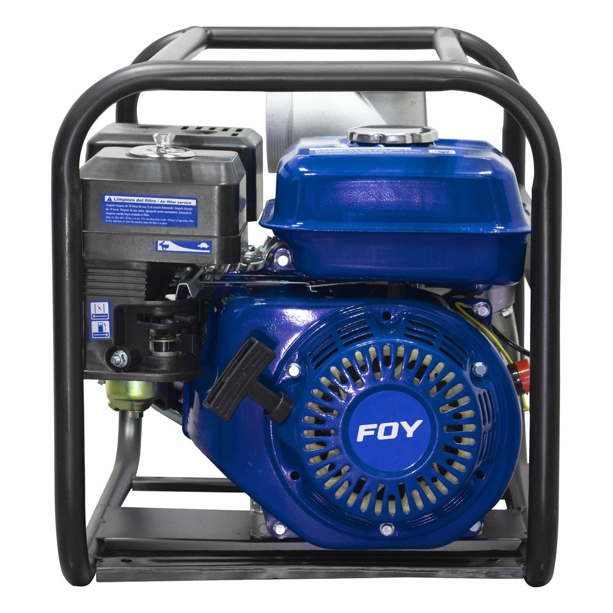 Motobomba A Gasolina Con Diámetro De Succión Y Descarga De 3 x 3, 6.5 HP, Foy MG333